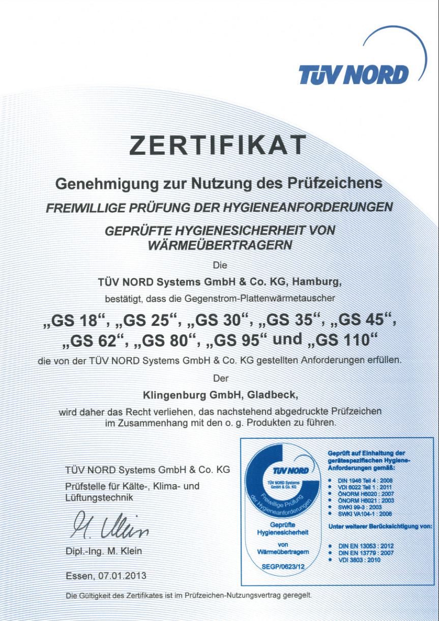 Lüftungssysteme_TÜV-Hygiene-Zertifikat