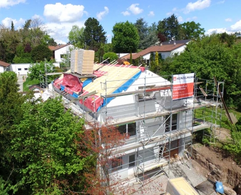 Beginn der Sanierungs- und Modernisierungs Maßnahmen bei diesem Einfamilienhaus in Mühlacker