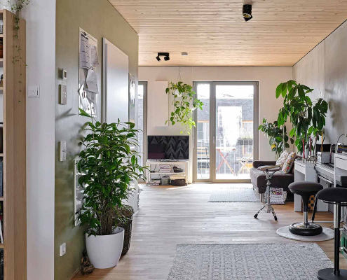 Oikos Mannheim - Wohn-, Schlaf-, Arbeitsbereich mit freeAir 100e und Premium Cover