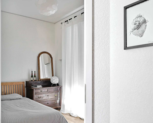 Oikos Mannheim - freeAir 100e im Schlafzimmer mit Premium Cover