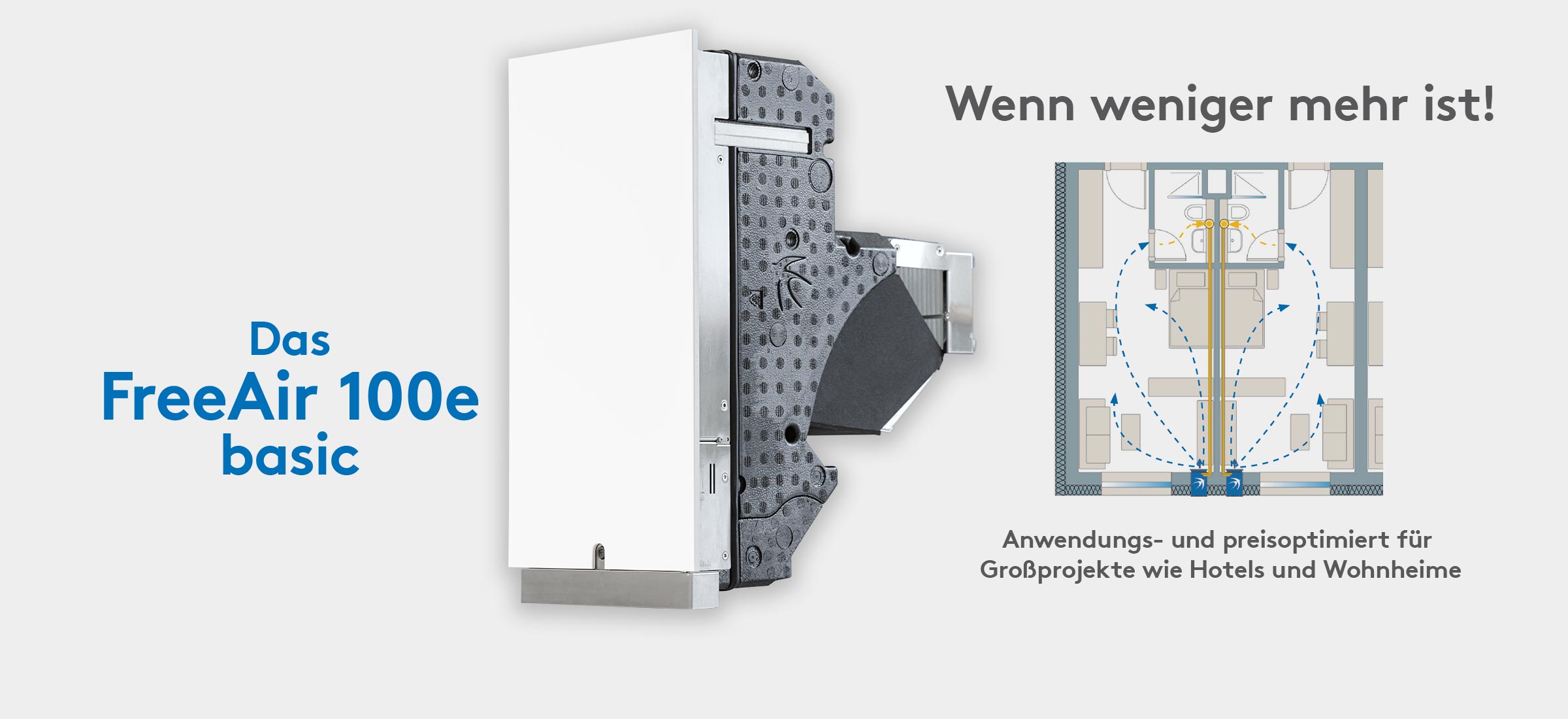 Lüftungsanlage freeair 100e basic